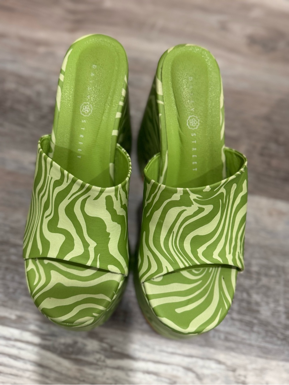 Daisy Street Platform Wedge Sandal